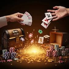Live Shio Table dealer and betting board at tunai4d slot studio